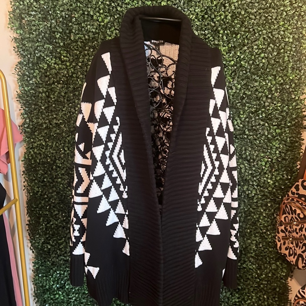 Warm sweater cardigan